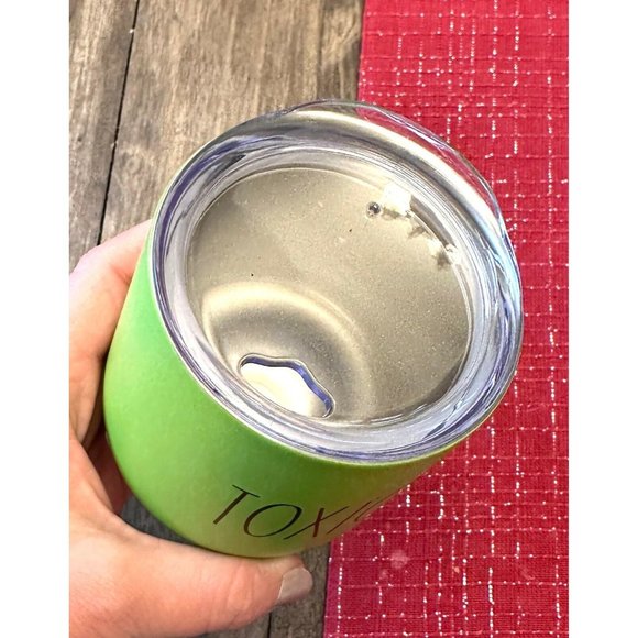 NEW Rae Dunn TOXIC HALLOWEEN WINE TUMBLER  Travel Cup Mug Stainless stee… - Picture 3 of 5
